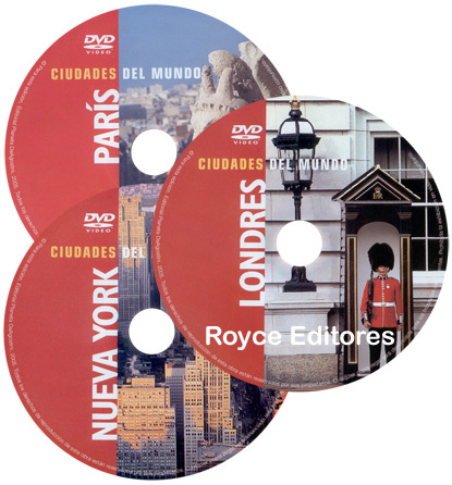 Ciudades del Mundo 3 DVDs + 3 Guías 